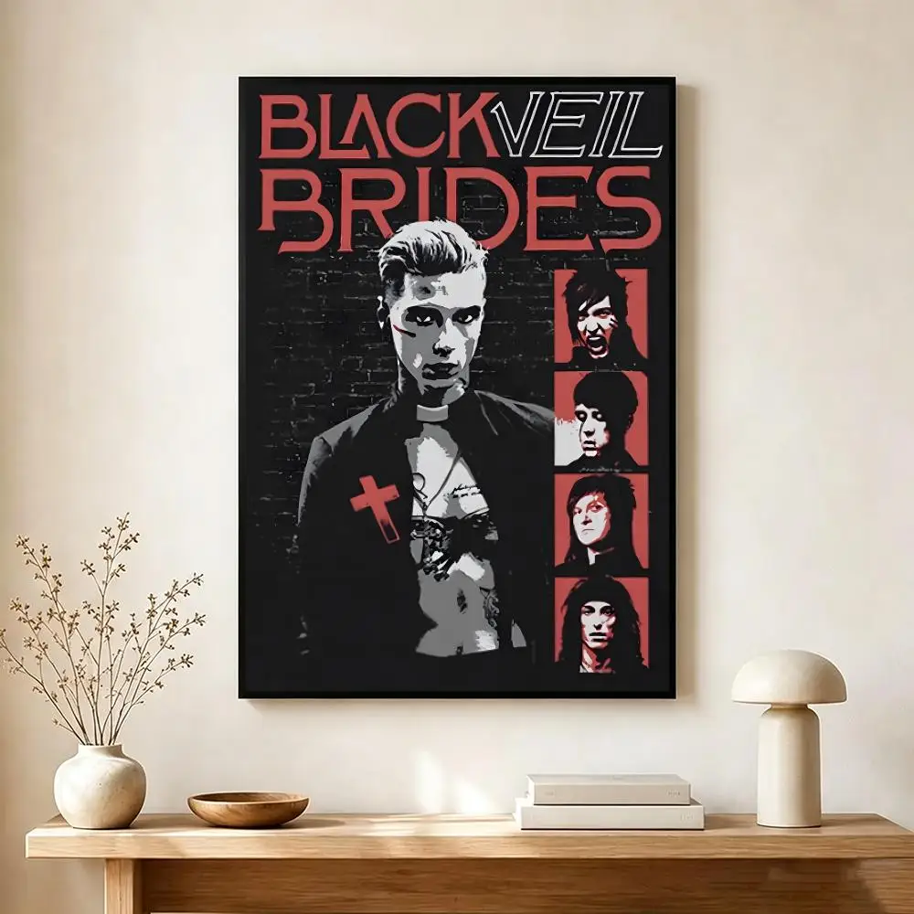 Goth Rocker B-Black Veil Brides Poster Modern Home Decoration Interior Design & Contemporary Wall Art Collection