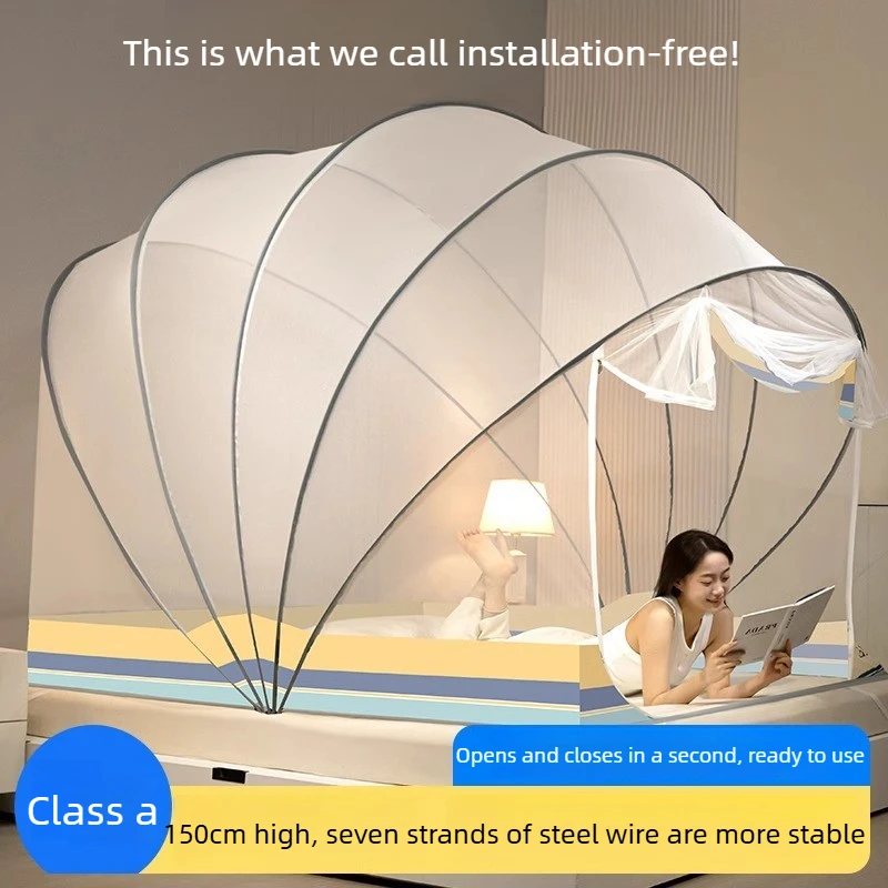 

Mosquito Net Bed Decoration Bed Tent Room Decor Bed Curtain Folding Mosquito Net Yurt Full Coverage Type ناموسية سرير اطفال رضع