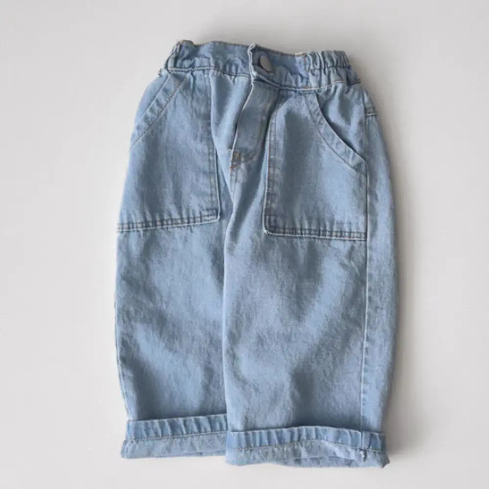 2025 primavera nuovi pantaloni casual per bambini jeans per bambini per ragazze pantaloni in denim per neonati pantaloni Harem per bambini vestiti per bambini