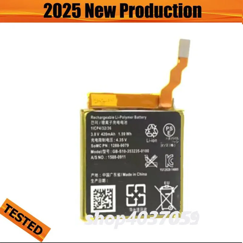 

2025 New GB-S10-353235-0100 For SONY SmartWatch 3 SW3 GB-S10 3SAS SWR50 S10 Replacement