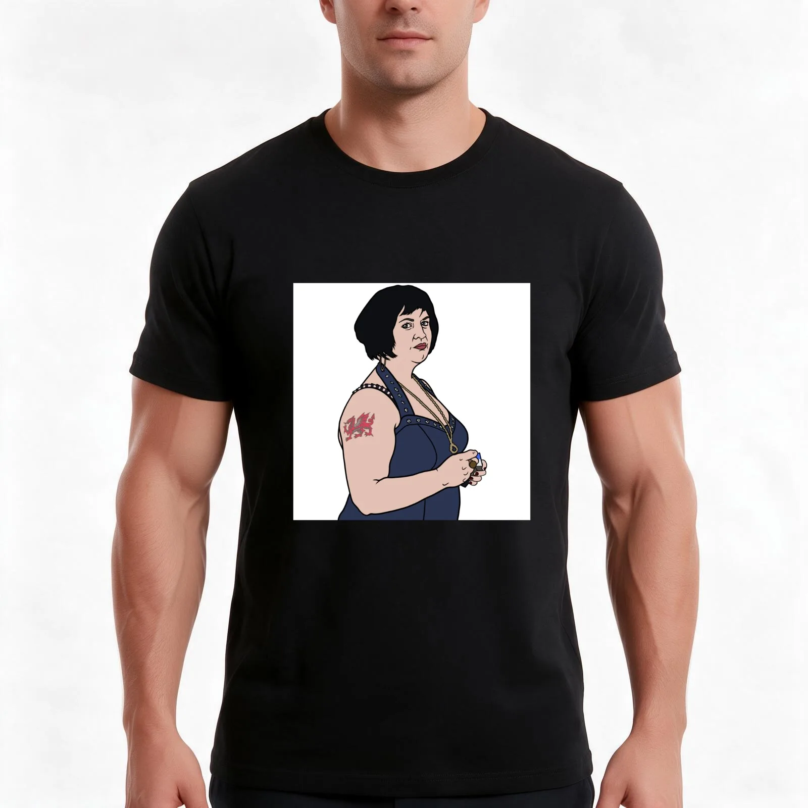 Nessa - Gavin & Stacey T-Shirt, Summer Casual Cotton Tee, Oversized Streetwear Tops, Vintage Graphic Print, Unisex Men Women