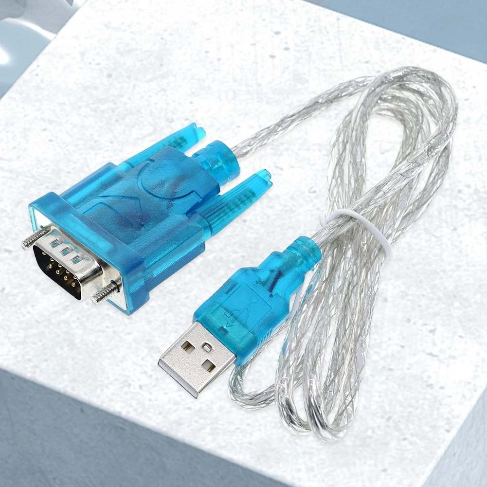 HL-340 USB إلى RS232 COM منفذ كابل تسلسلي محول USB إلى 9 دبوس كابل تسلسلي متوافق مع Windows7 64 بت