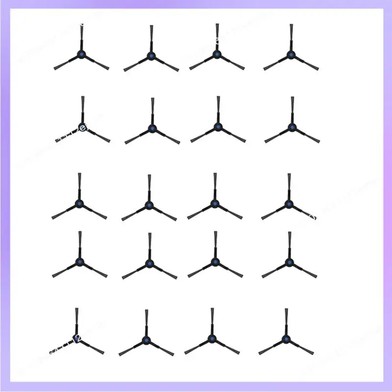 N83R 20 個サイドブラシ Ecovacs X8 プロオムニ自己空ロボット掃除機超耐久性アクセサリー強化されたクリーニング効率