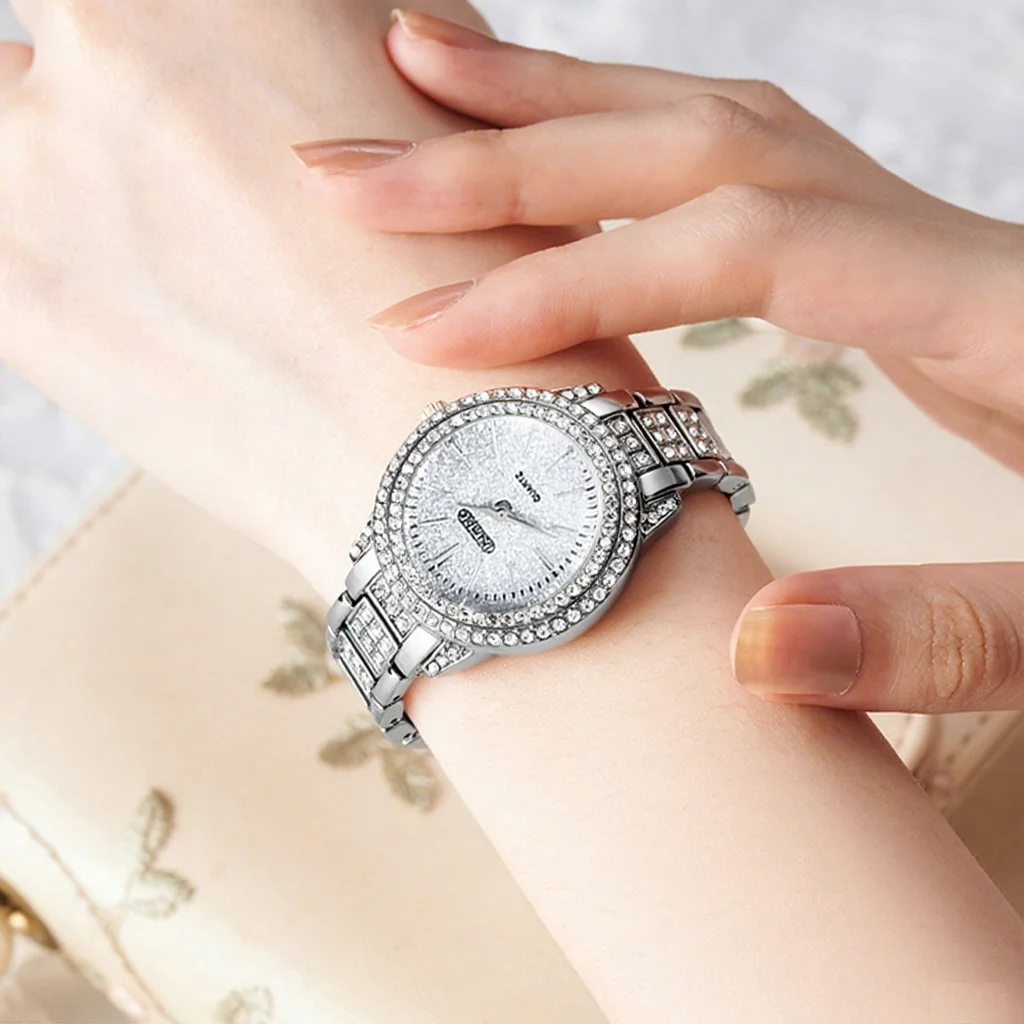 ساعات الزوجين، طقم ساعات فاخر مكون من قطعتين، كلاسيكي بسيط، قرص كبير، كاجوال، متعدد الاستخدامات، كوارتز، مجموعة كومبو، هدية العيد