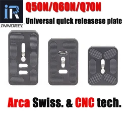 Q50N/Q60N/Q70N Universal Quick Release Plate Arca Swiss of Panoramic Tripod Ball Head Ballhead For Tripod Monopod DSLR Cameras