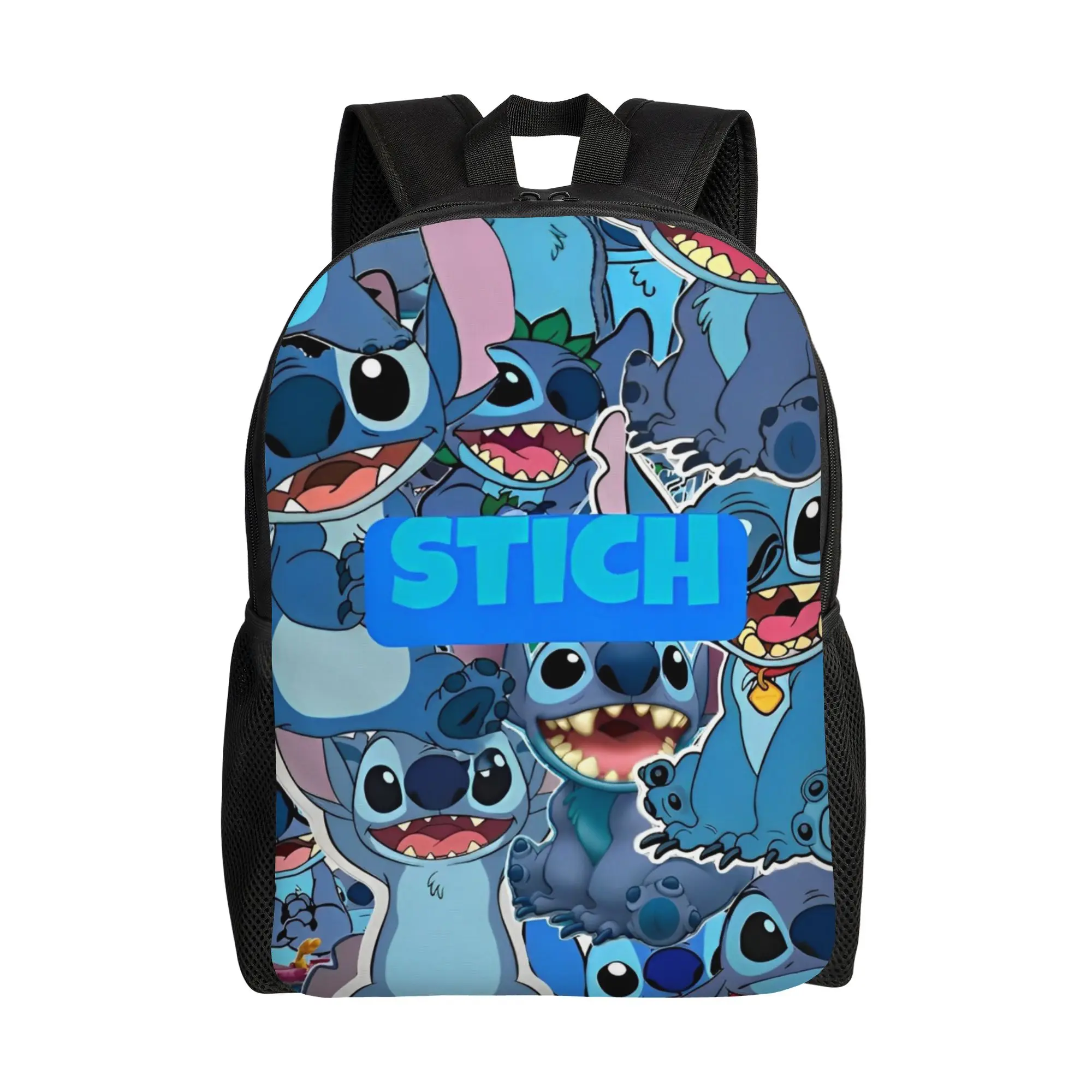 

Милый забавный рюкзак Stitch для мужчин и женщин, модный городской рюкзак для старшей школы и бизнеса, холщовая сумка для ноутбука, подарок