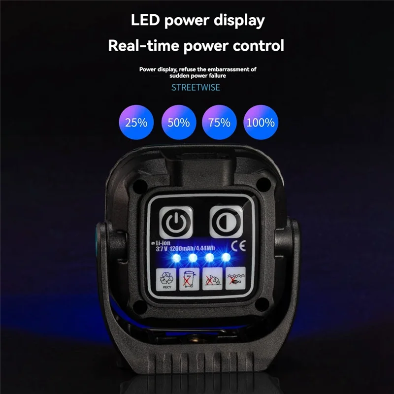 

ABUP-Super Bright Портативный Кемпинговый Фонарь Мини Рабочий Свет Перезаряжаемый Фонарик Открытый Кемпинг Аварийная Рабочая Лампа