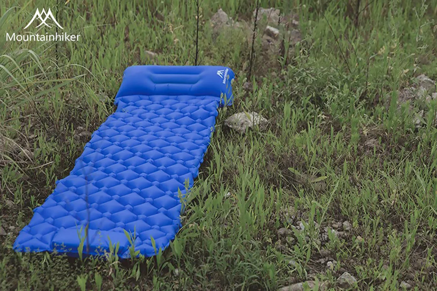 MOUNTAINHIKER Outdoor Camping Inflatable Mattress Sleeping Pad With Pillows Ultralight Air Mats for Backpacking Hiking Fishing