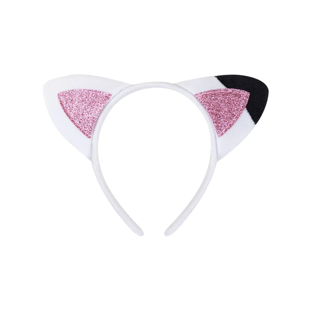 الفتيات غابي تأثيري عصابات نظارات المحفظة 3 قطع اكسسوارات مجموعة مهرجان عيد ميلاد حزب أغطية الرأس دمية هالوين زي #2