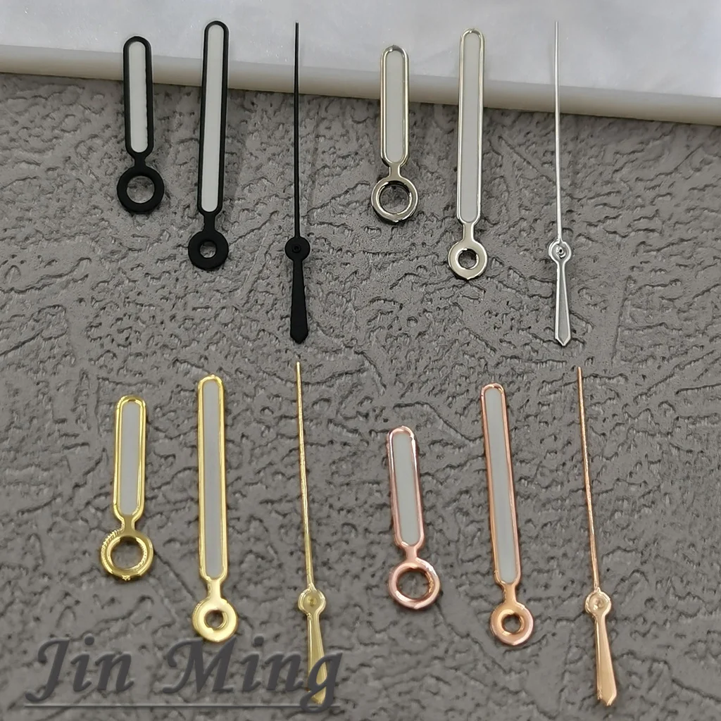 Hohe Qualität Uhr Hände 12,5*12,5*8,5 Grün Leuchtende Silber Schwarz Für NH35 NH36 7S26 7S36 4R35 4R3 Bewegung Uhren Zubehör