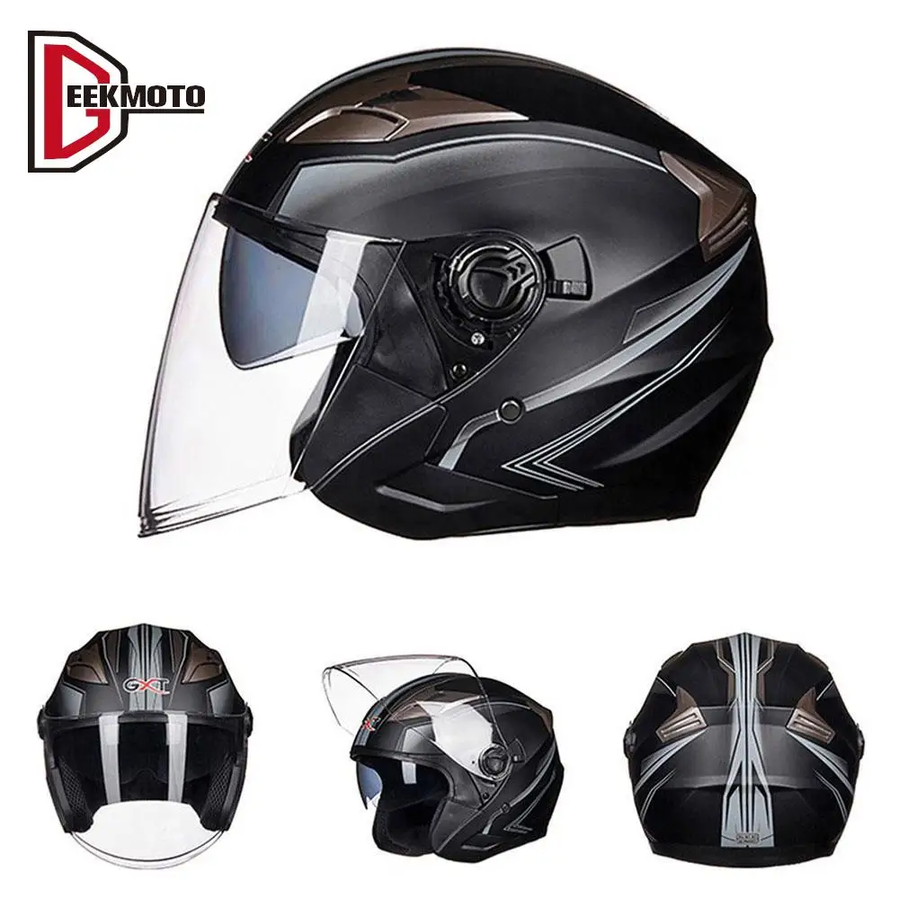 Motorcycle Helmet Casque Moto Open Face Helmet Casco Moto Helmet Capacete De Moto Detachable Insert Liner DOT Approved