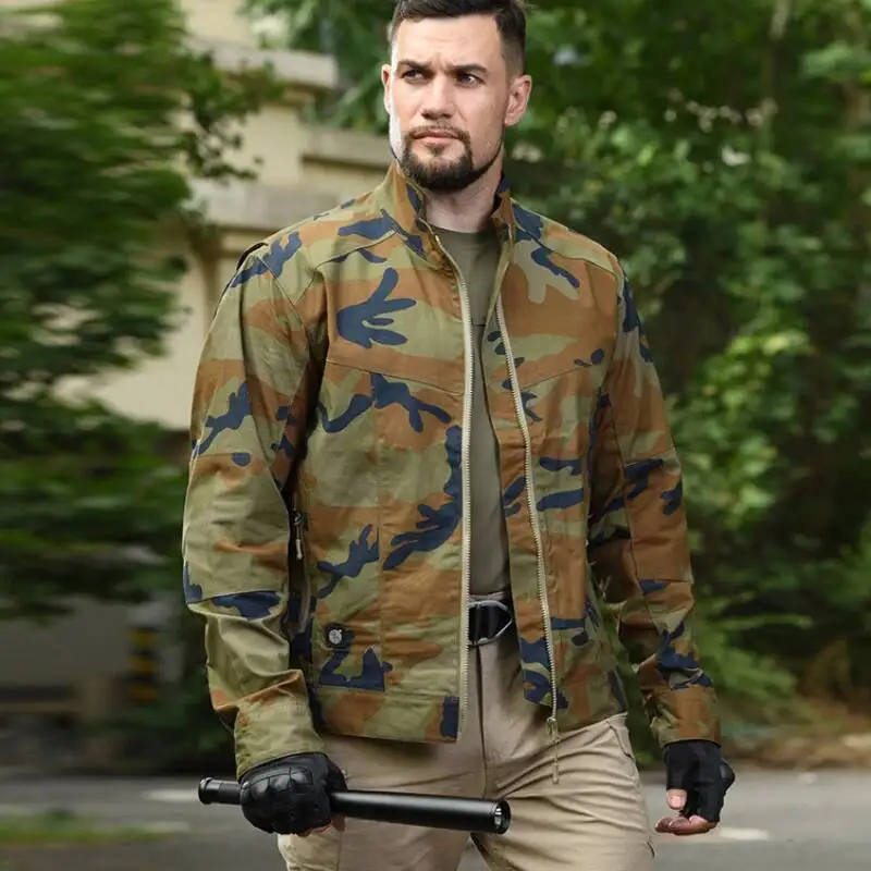 

Men S Camouflage Tactical Jacket Work Wear Clothes Male Coat Spring Autumn Outdoor Thin Hiking Sports Windbreaker Outerwear Tops
