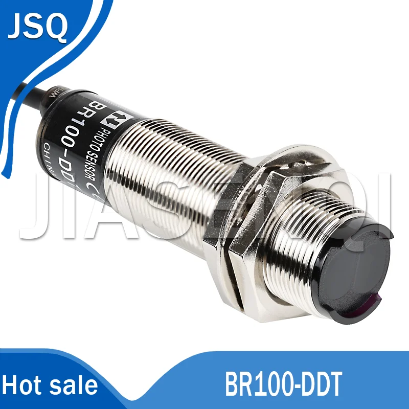 100%NEW ORIGINAL BR100-DDT BR100-DDT-P M18 12-24VDC Diffuse Reflectance Photoelectric Switch Sensors