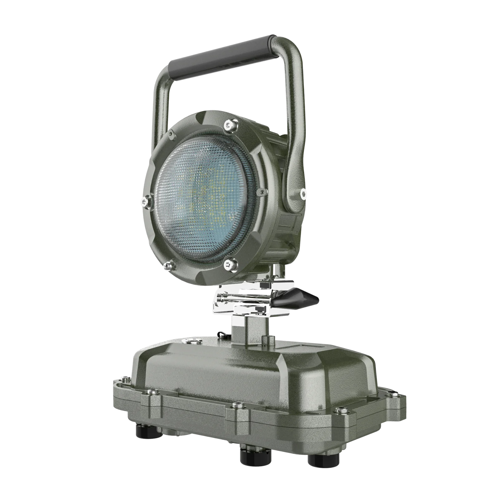 

Self-developed and Manufactured 14.4V Rechargeable Explosion-proof Handheld Work Light with High/Low Modes & Battery/Display