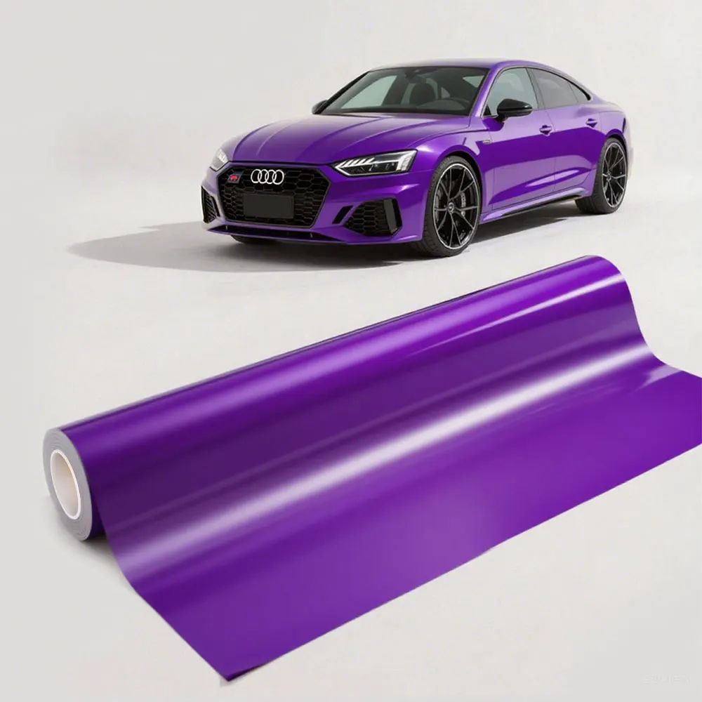 

Прямая продажа с фабрики оптом бестселлеров фиолетовой пленки из ТПУ PPF против царапин для упаковки кузова автомобиля, наклейки на кузов автомобиля без пузырьков