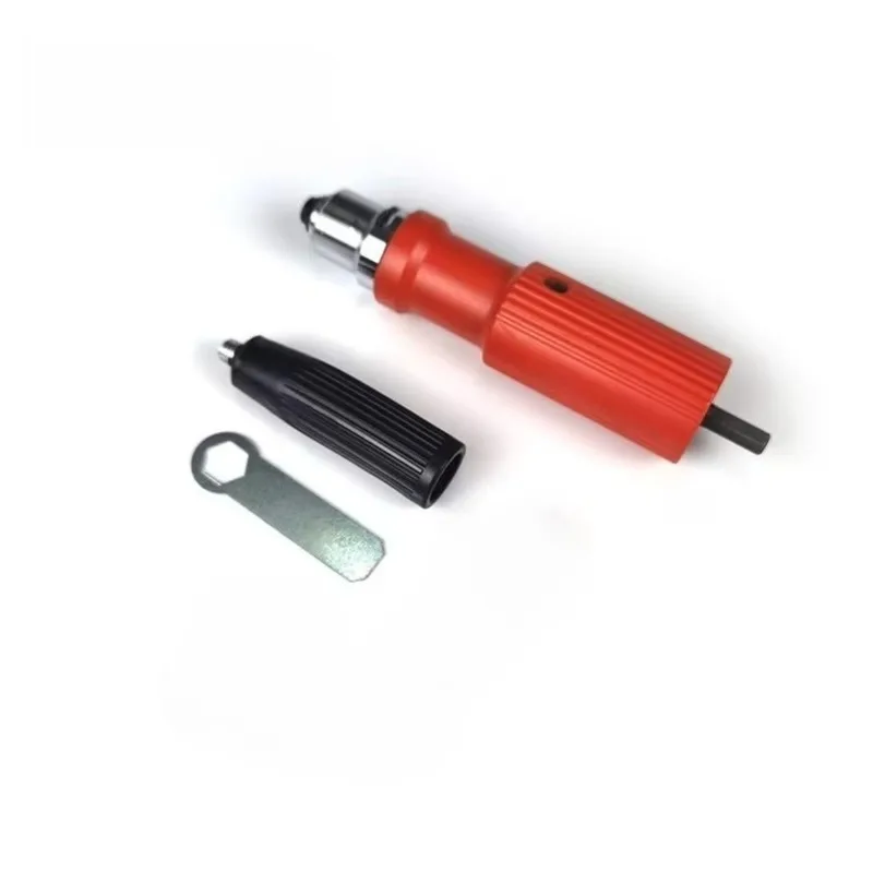 Rivet Gun Drill Adaptor Insert Riveting Adapter for Cordless Drill Riveter Gun with Handle Nail Gun Quick Back Nail Nut Riveter