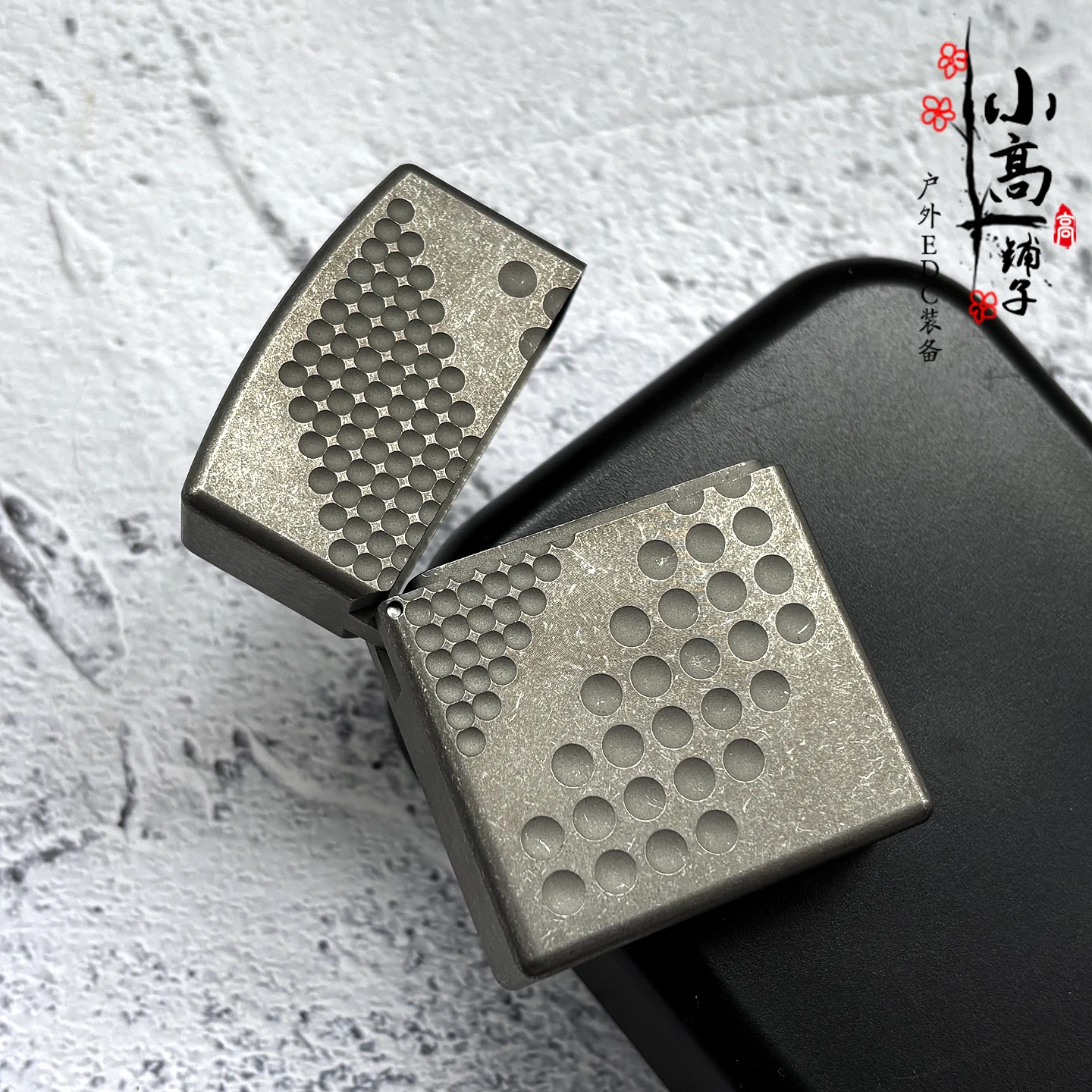Briquet en titane, briquet en métal robuste, boîtier blindé, idée cadeau pour hommes