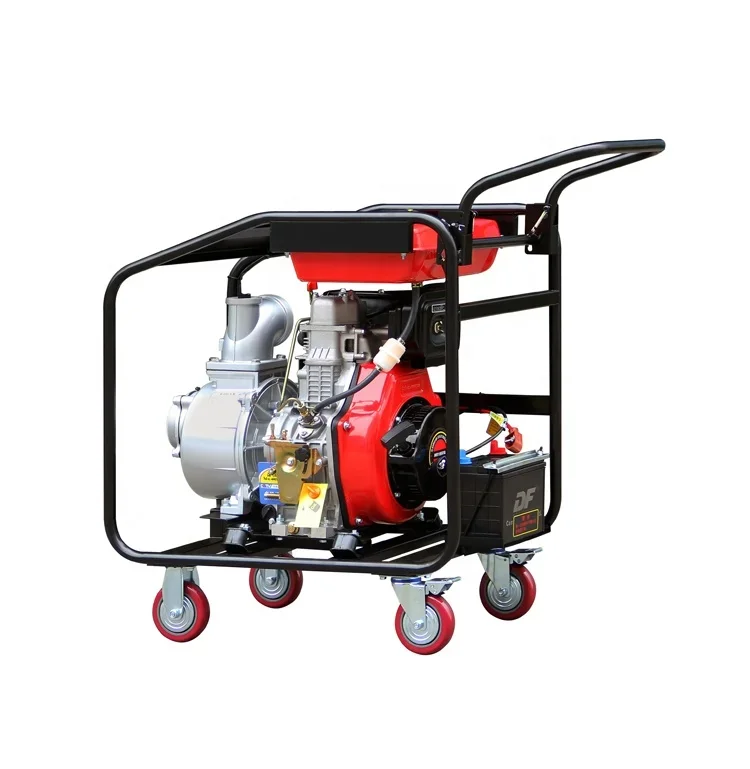 

Hi-earns 4inch High Pressure Water Pump 3600rpm Impeller High Head Bigger Flow Diesel Water Pump for Irrigation