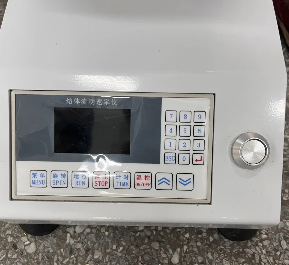 Digital Automatic Melt Flow Indexer Tester MFI High Precision 0.5% Electronic LCD Screen Plastic Testing Equipment Lab 1 Year
