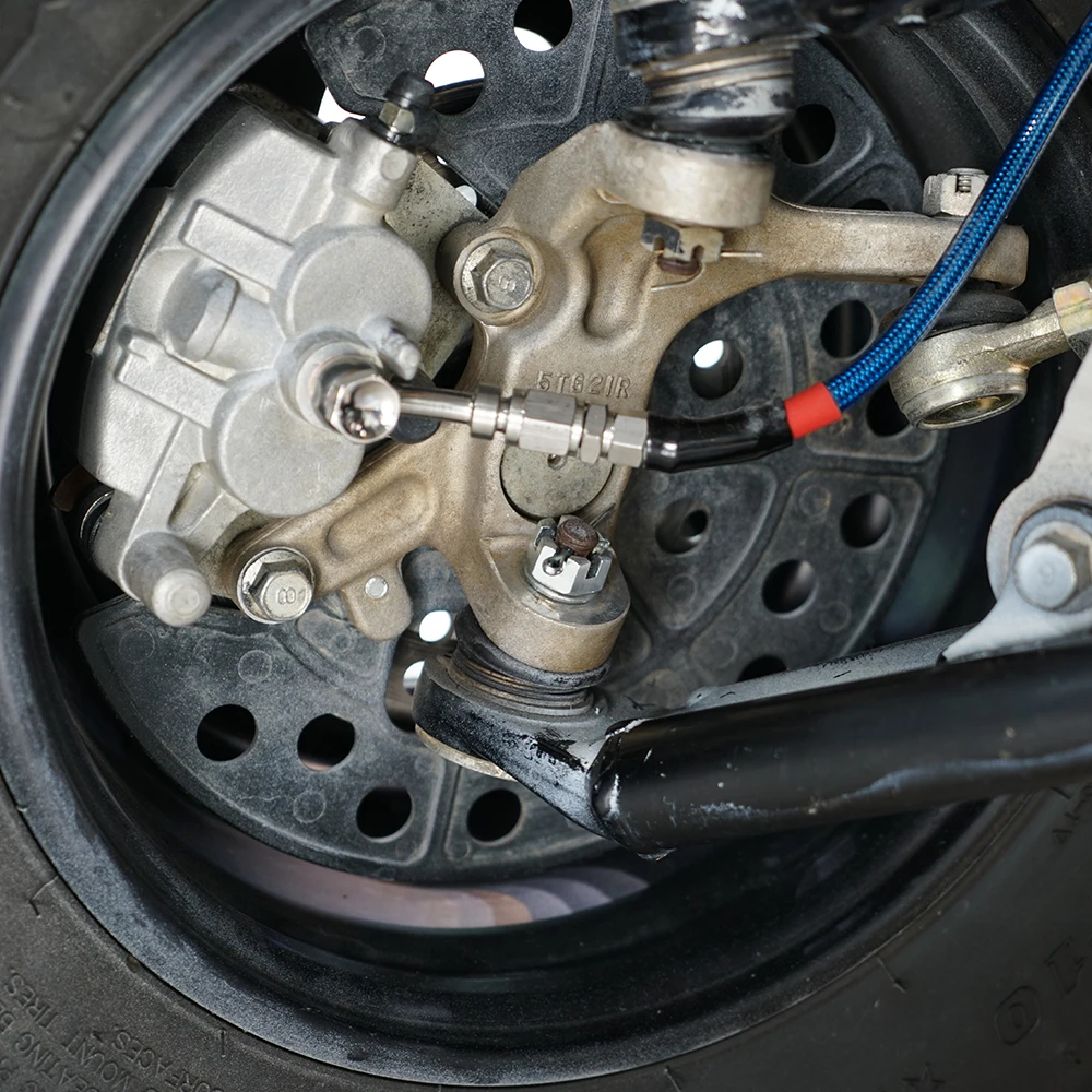 NICECNC 1/2/4 Stück ATV Oberer und Unterer Arm-Kugelgelenk passend für Yamaha RAPTOR 700 700R 2011-2023 660R YFZ450 YFZ450R GRIZZLY Zubehör – Detail 5