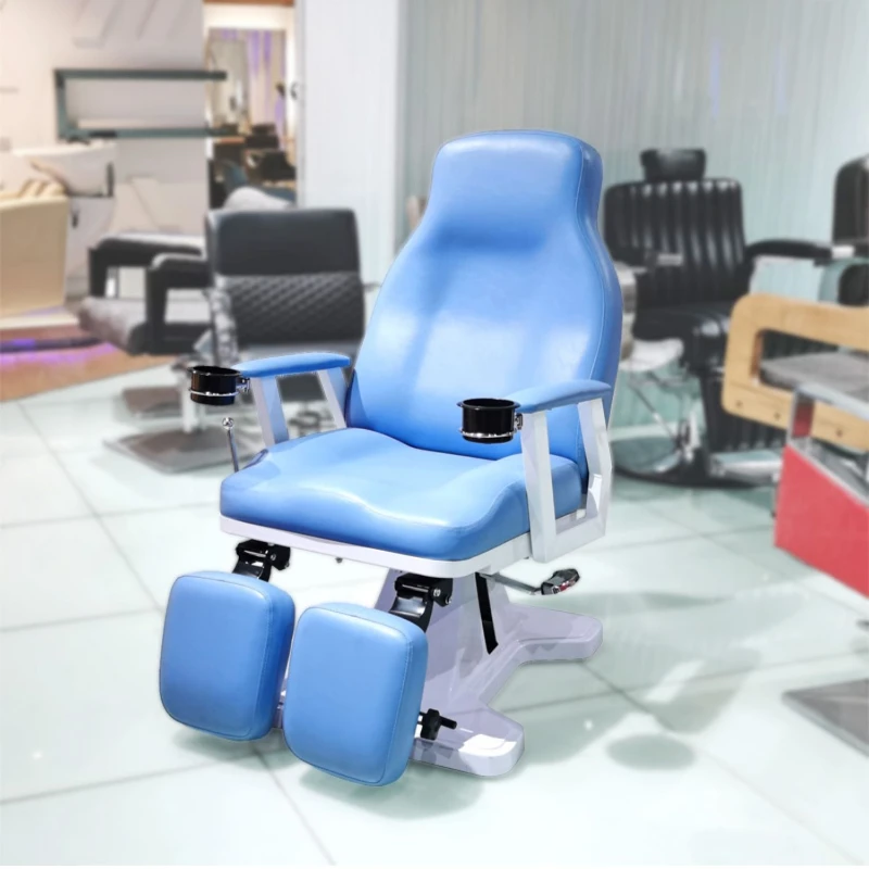 

Beauty Electric Pedicure Chairs Knead Tattoo Manicure Ear Cleaning Pedicure Chairs Latex Recliner Piso De Podologia Furniture CC