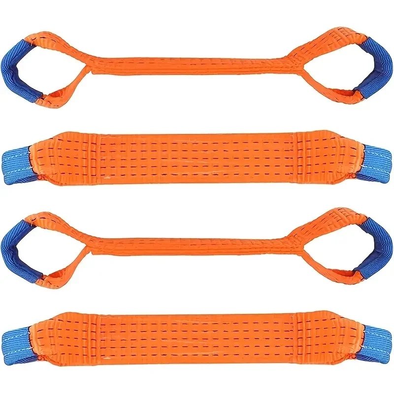 4-Piece 50mm Car Universal Ratchet Straps For Linen Reusable Secure Sturdy Car Trailer Roof Rack Lashing Straps