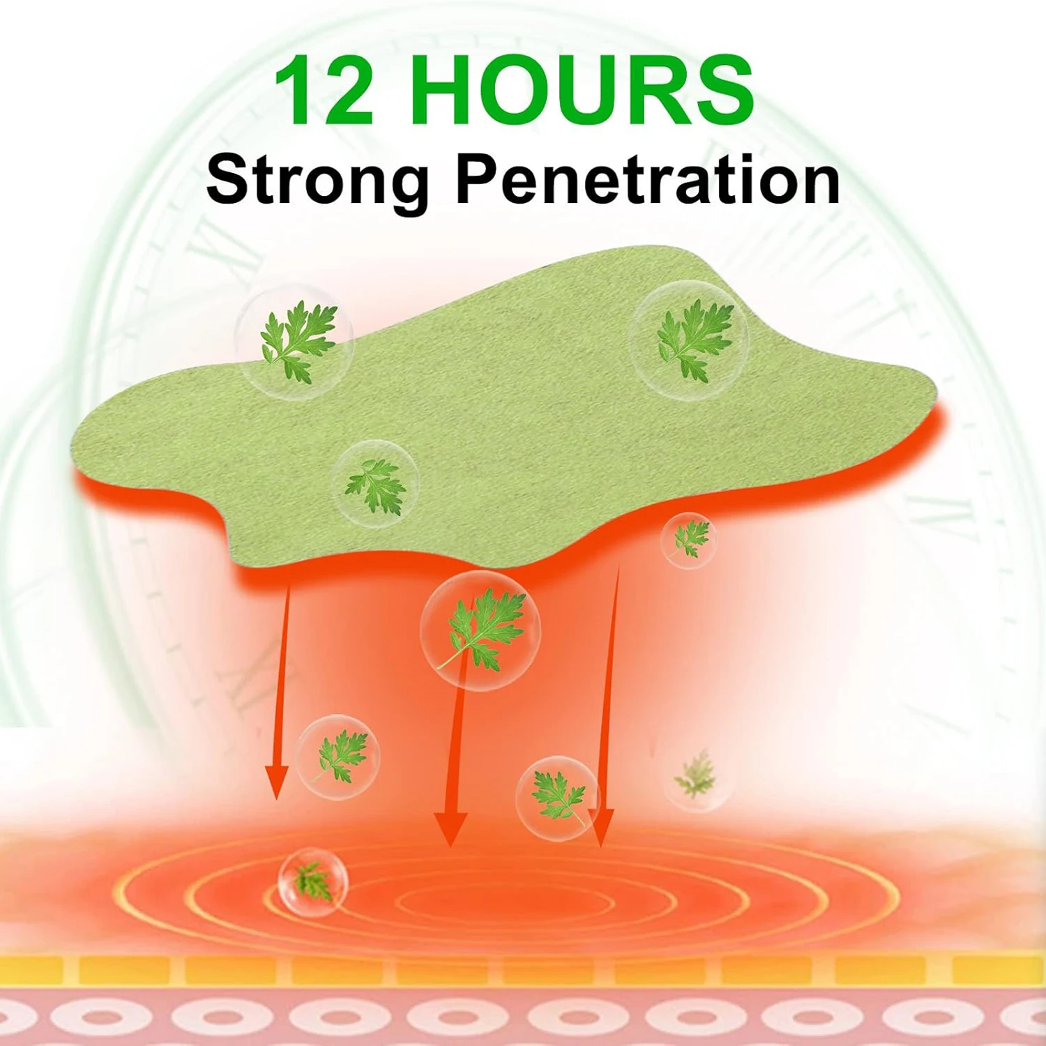 6/24/60/72 PCS Assenzio Patch Lombare Indietro Collo Piede Vita Toppe E Stemmi Autoriscaldanti Patch Per Il Corpo Strumento di Assistenza Sanitaria Unisex