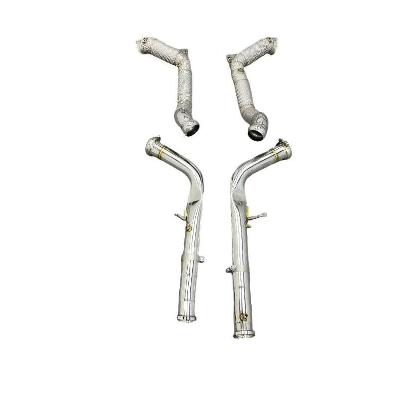 

OEM Exhaust System Stainless Steel Downpipe for G63 W464 4.0T 2019-2023 Car No Cat Downpipe Exhaust Pipes
