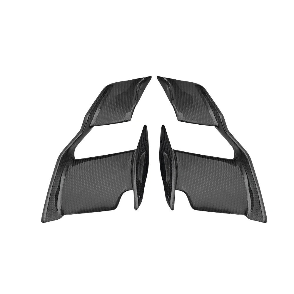 Suitable for BMW S1000R, M1000R 2021-2024 2022 2023 motorcycle fixed wing, high-quality carbon fiber front aerodynamic side wing