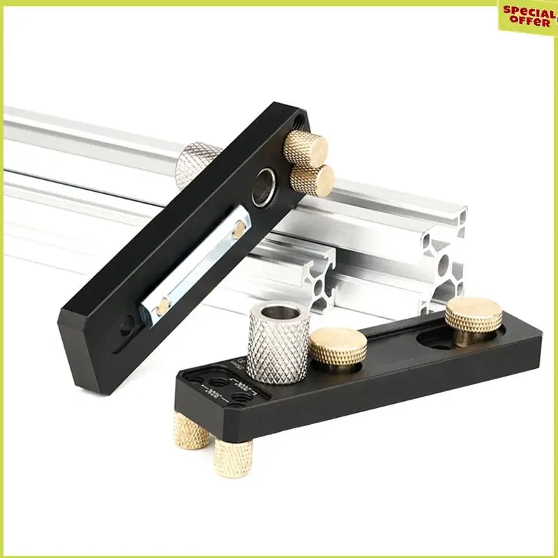 Guía de taladro de pista A34R con deslizadores, guía de taladro escalonado avellanado, herramienta de conexión de perforación, herramientas de guía de perforación, ayuda para perforación