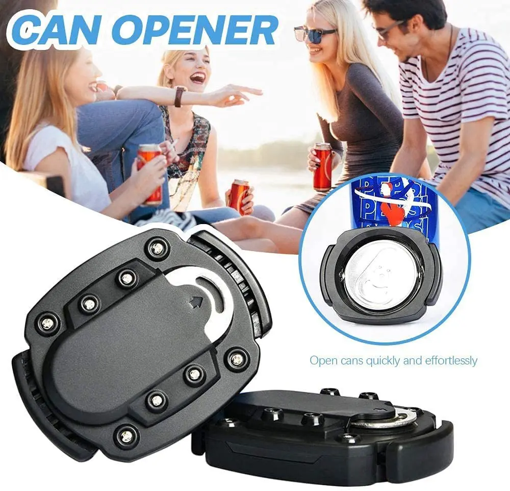 Can Opener Outdoor Bar Multi-function Portable Canned Beer Coke Sprite Beverage Opener Bottle Opener Artifact Tool accessories