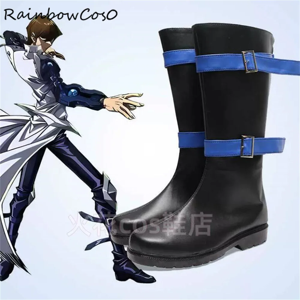 Kaiba Seto Seto Kaiba Yu Gi Oh Cosplay Shoes Boots Game Anime Party Halloween Chritmas RainbowCos0 W3961