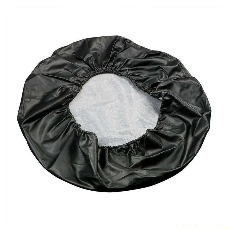 J0MA Heavy Duty PVC Spare Wheel Cover Lychee Texture Designs Spare Tyre Cover Upgrades Fit Most SUV Trucks And Vehicles