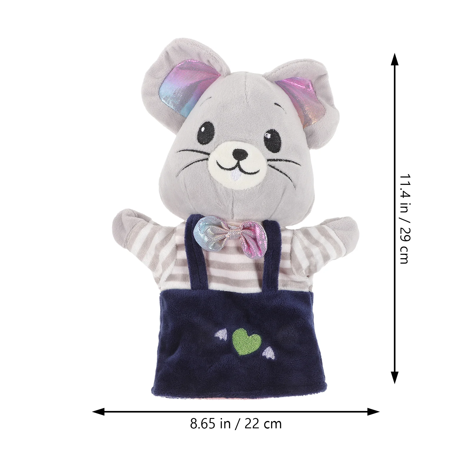 Marionnette à main animale jouet pour enfants éducation précoce marionnettes en peluche interactif enfants souris bébé enfant en bas âge apprentissage cadeaux développer