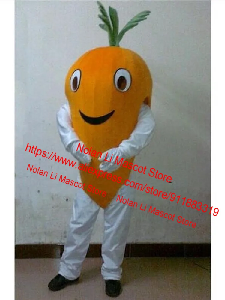 High Quality EVA Material Carrot Mascot Costume Cartoon Suit Birthday Party Cosplay Masquerade Advertising Game Event 1006