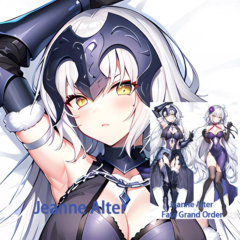 Dakimakura anime Jeanne Alter Fate Grand Order Double-sided Print Life-size body pillows cover Adult pillowcase