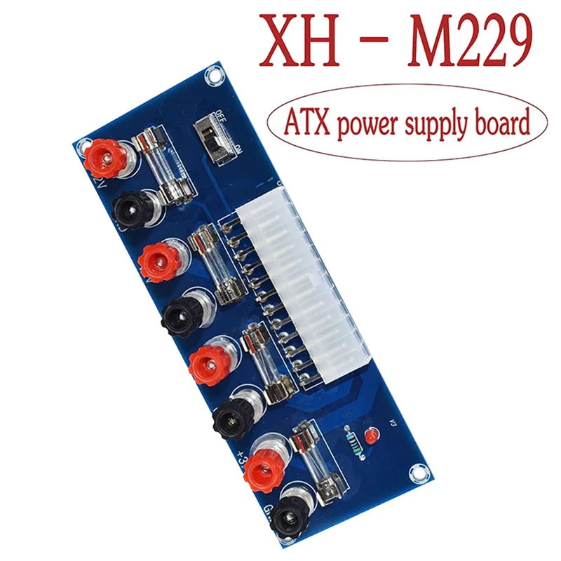 

【Buy Now】2X XH-M229 ATX Desktop PC Chassis Power Transfer To Adapter Board Power Supply Circuit Module 24Pin Output Terminal