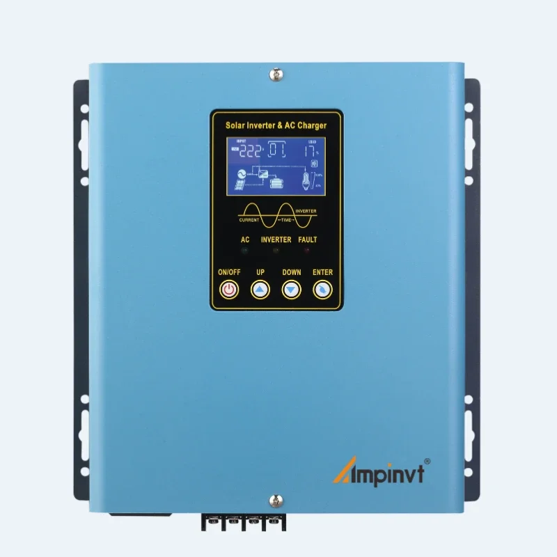 New 12v 220v 5000w Hybrid Inverter 1000w 1500w Inversor 24v 12v 110v 120v Pure Sine Wave Solar Inverter Ampinvt