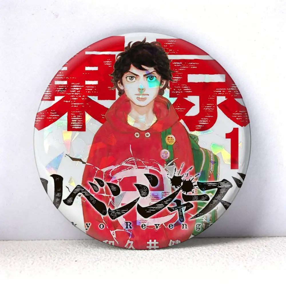 Tokyo Revengers Manga   75mm 44mm 25mm Brooch Backpack Hat Pins Accessories Toys Badge