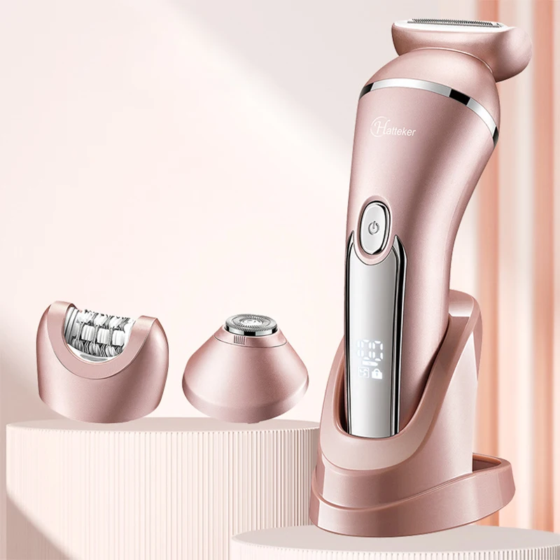 Electric Razors For Women Bikini Trimmer Face Shavers Hair Removal For Underarms Legs Lady Body Trimmer IPX7 Waterproof Trimmer