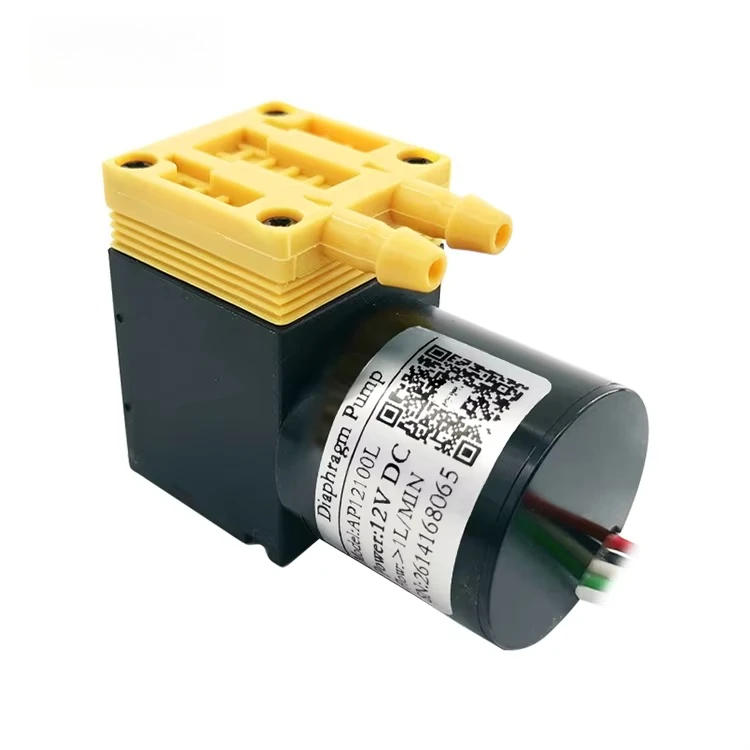 Industrial Micro Air Pump AP12100L Long Life High Temperature Resistant Air Pump 2/24V Optional Supports PWM Speed Control
