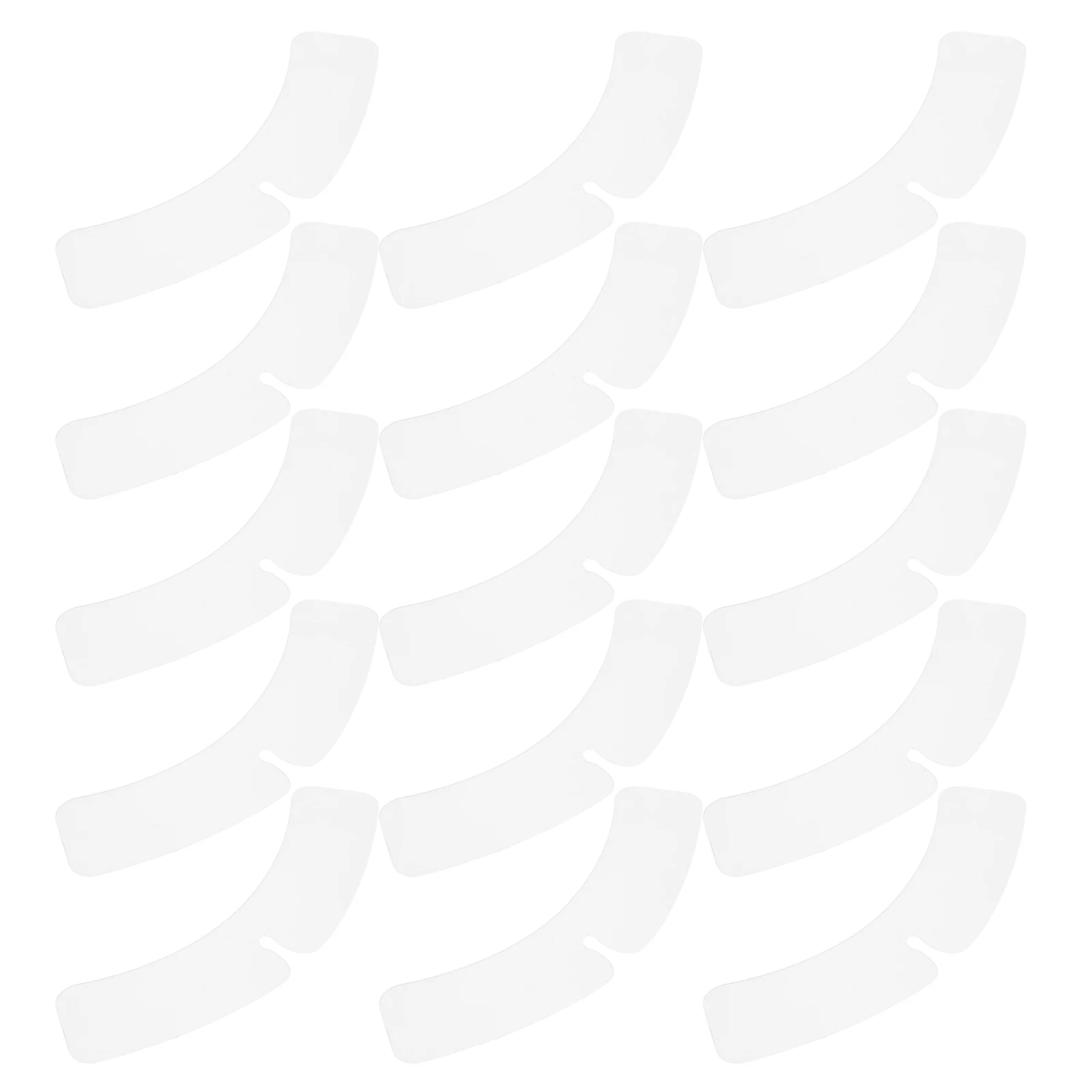 

200 PCS Shirt Clothing Collar Holder Band for Dress Shirts Stays Formal Neckline