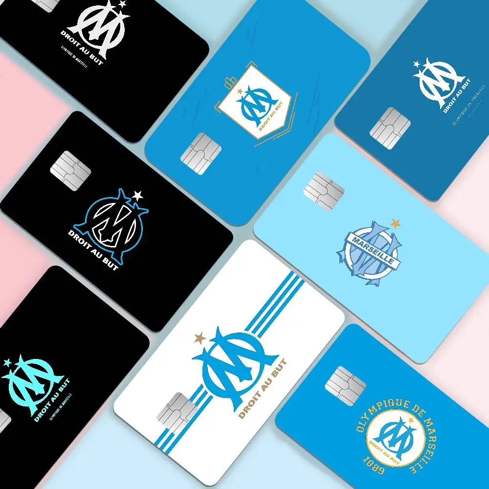 O-Olympiques D-DeS LOGO M-MarseilleS 100% Hot Sale Amine Credit Debit Bank Card Bus Card Film Skin Sticker