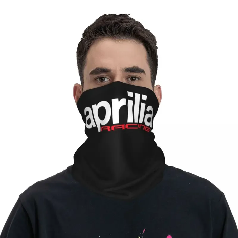 Motorsports aprilia racing bandana acessórios capa de pescoço impresso lenço facial balaclava quente para equitação à prova de vento