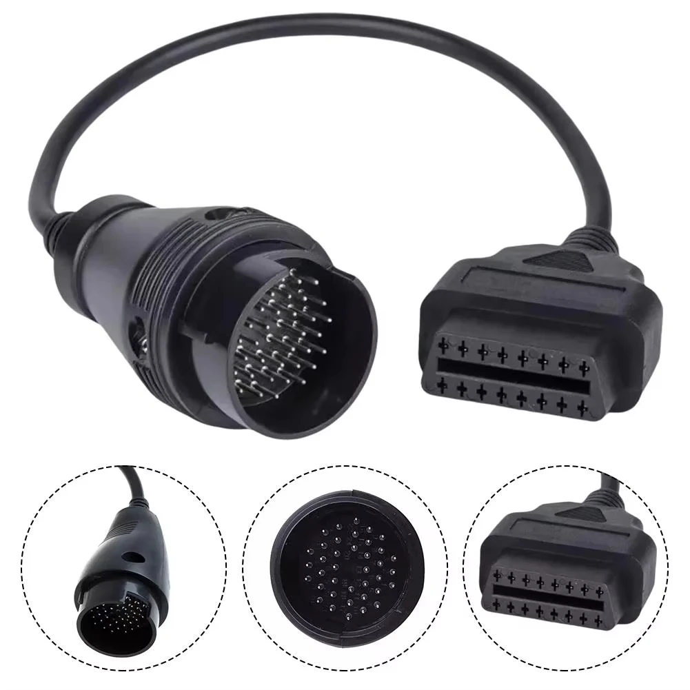 For Mer-cedes 38 PIN To 16 Pin OBD2 Adapter Connector Cable Diagnostic Adapter Connectors Cable Diagnostic Tools Car Accessories