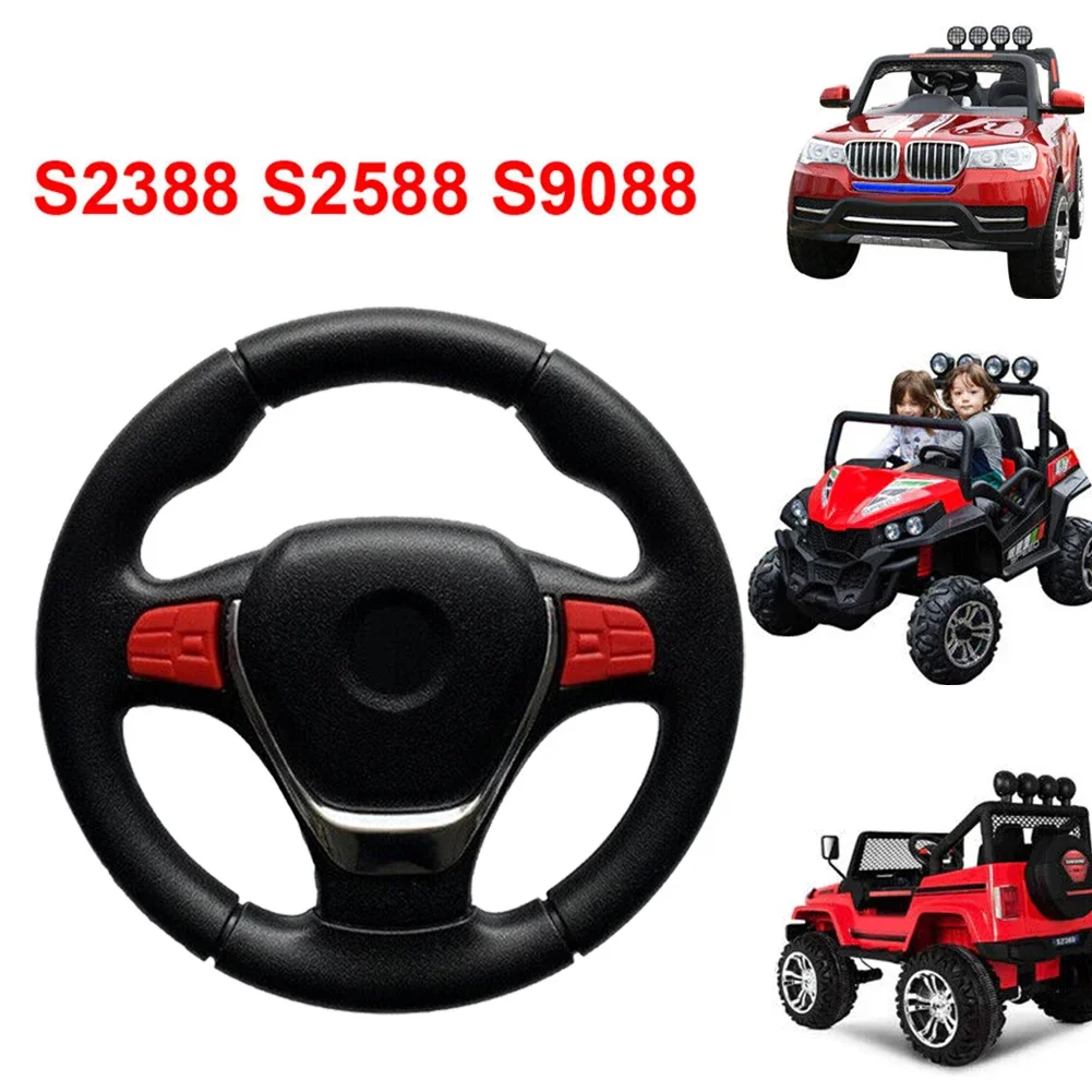 For Electric Car Steering Wheel Durable For Children\'s Plastic/metal Practical S2388/S2588/S9088 Useful Brand New