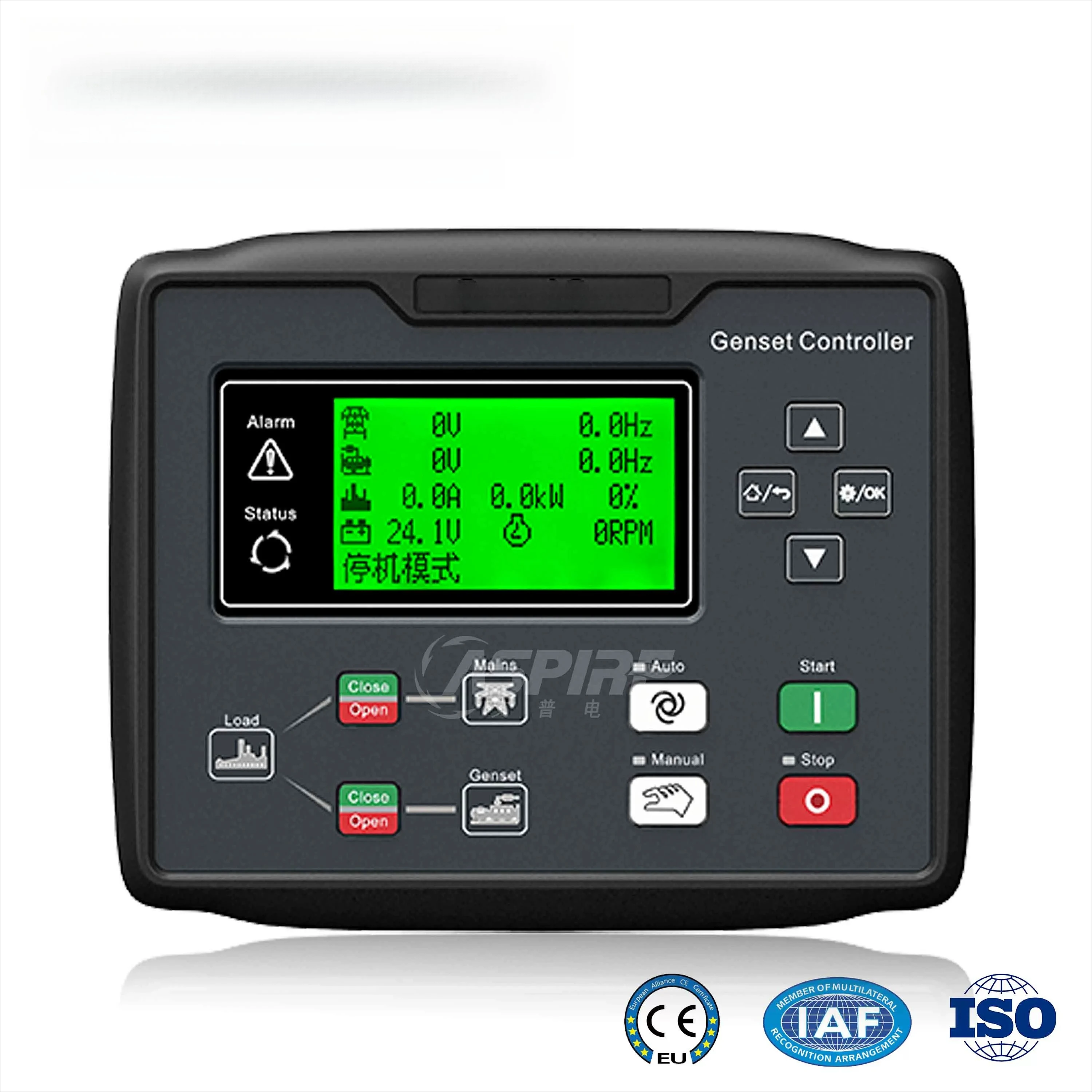 

HGM6120NC Controller Diesels Generator Set Control Panel Original Display