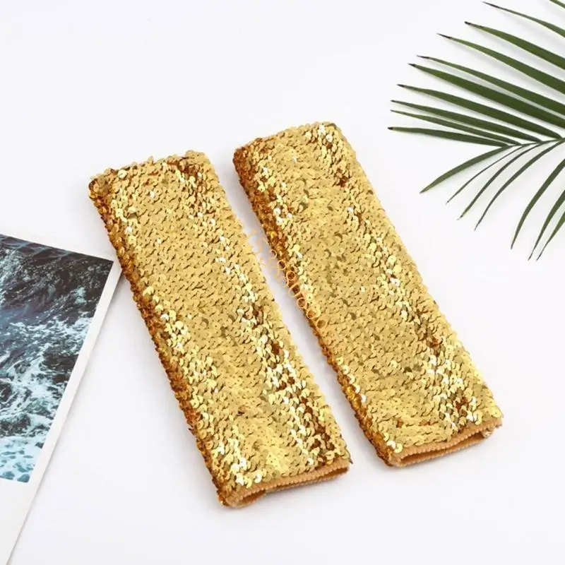 

Shimmering Sequined Arm Warmers Arm Sleeves For Stage Performances Night Event 066C
