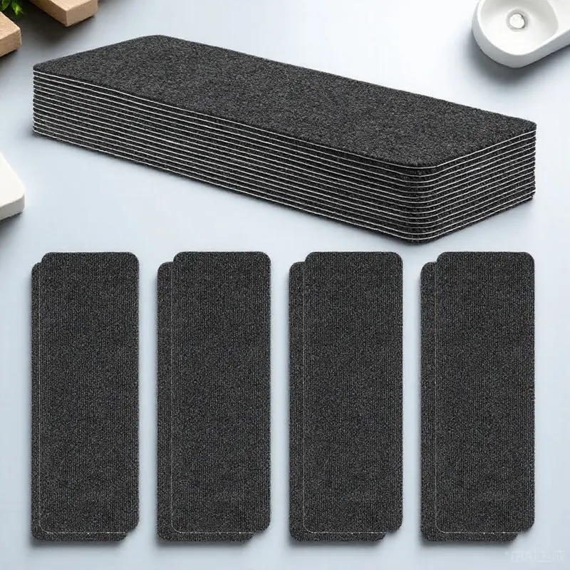 

Самоклеящиеся противоскользящие накладки на ступеньки (15 шт.) для внутренних и наружных лестниц, прочные коврики для ступеней, декоративные напольные покрытия для дома