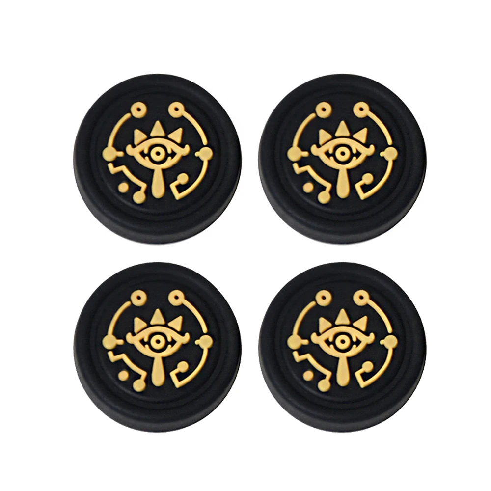 4pcs Thumb Stick Grip Caps Compatible with Nintendo Switch/Switch Lite/Switch OLED Joystick Silicone Protective Cover